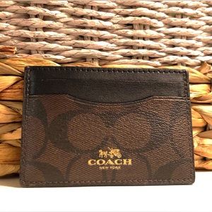 Men/Women’s COACH Signature Slim Id Card Case
